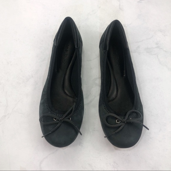 [Timberland] Navy Leather Flats - Picture 2 of 6